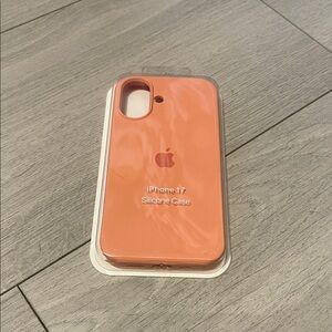 Apple iPhone 17 Silicone Case — Coral